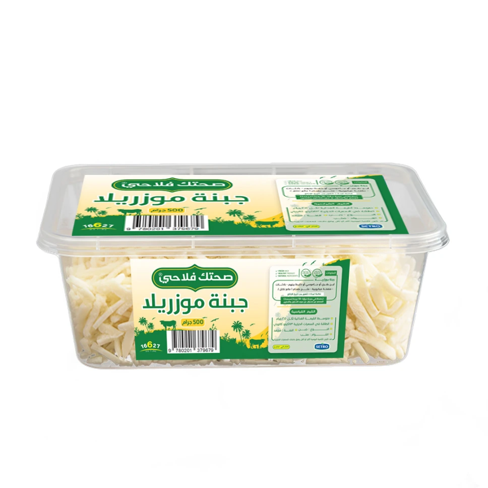 [6224009950577] جبنه موتزريلا طبيعي علبه 500 جم