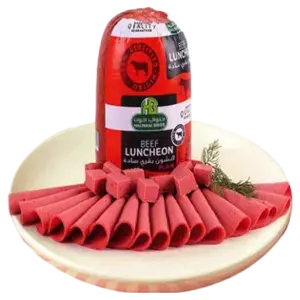 [11500300900201] حلواني لانشون بقري ساده - بالوزن