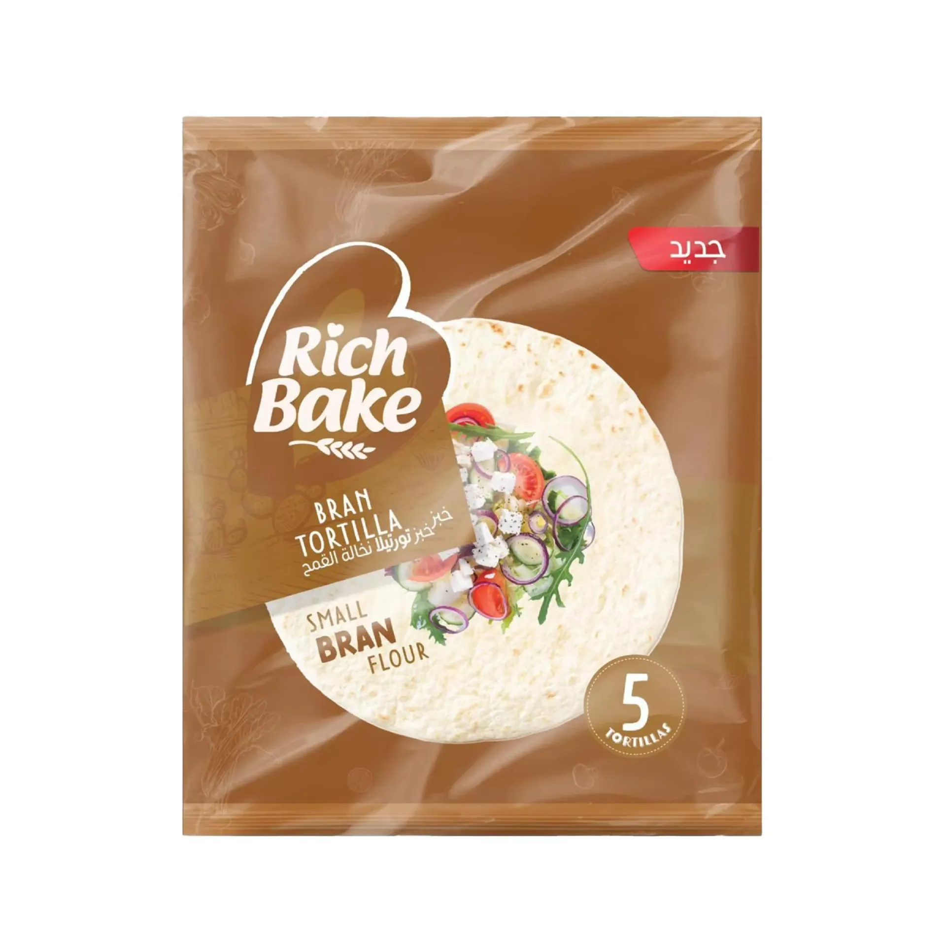 [6223000432167] ريتش بيك خبز تورتيلا نخاله القمح