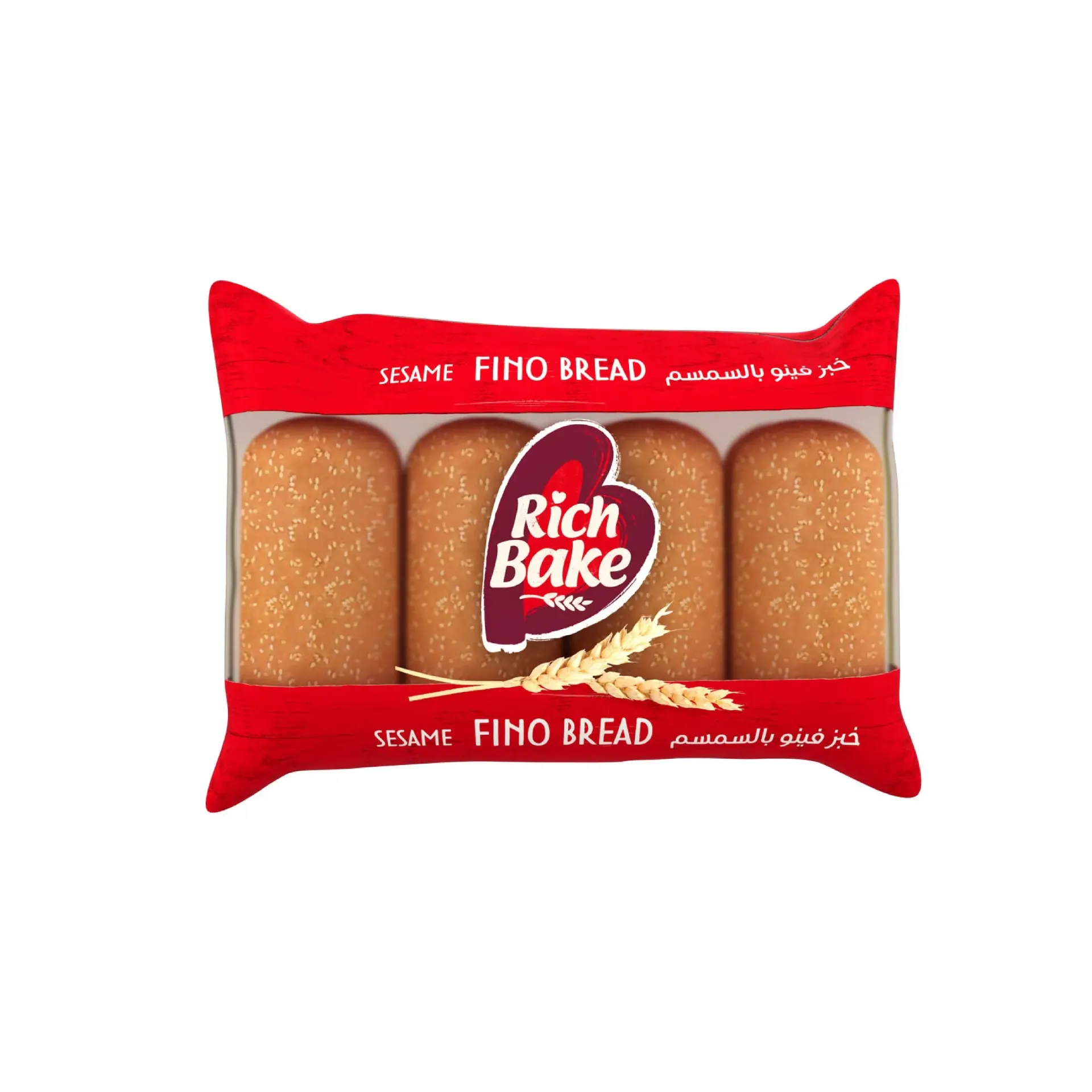 [6223000432211] خبز فينو بالسمسم 4 قطع ريتش بيك