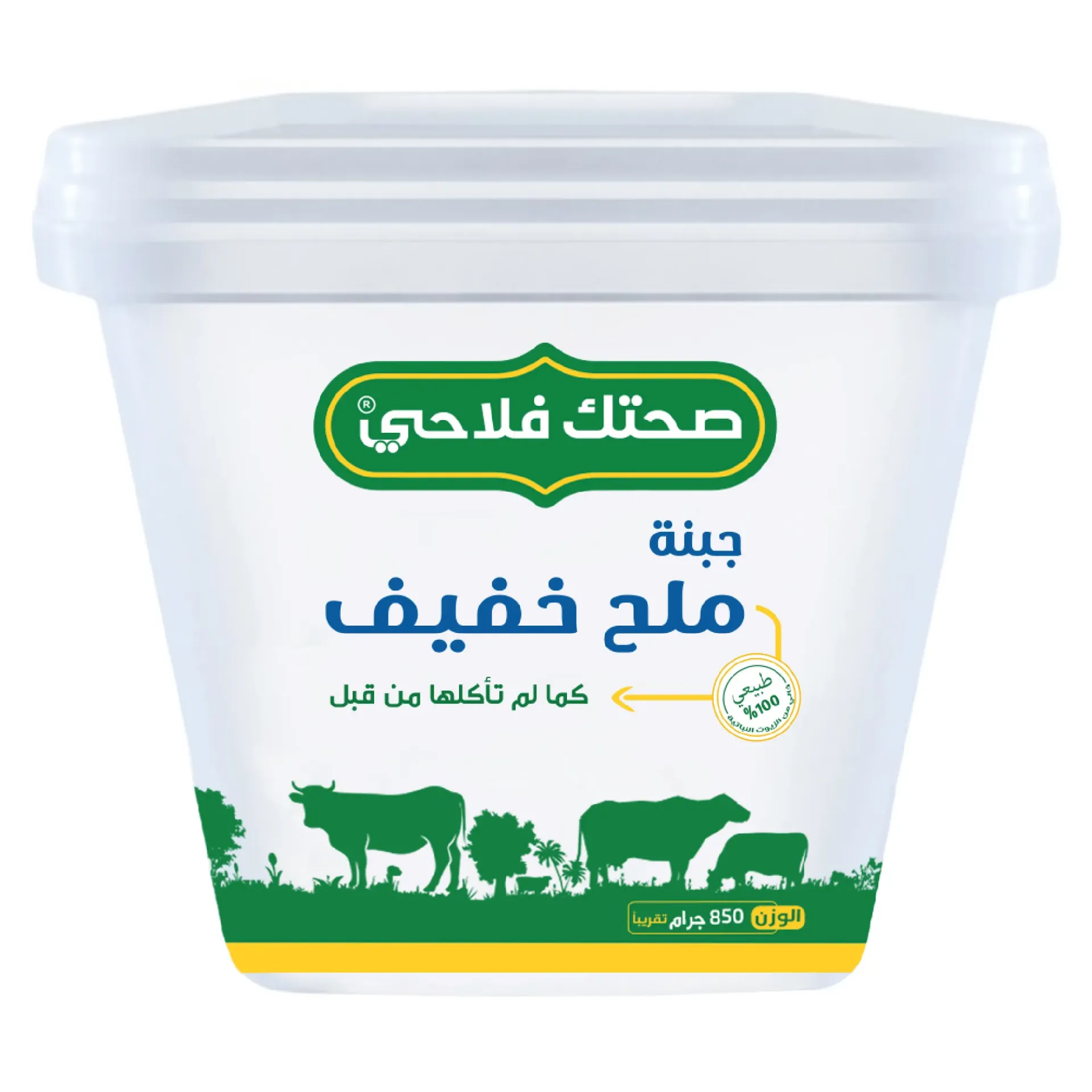 [11500700100048] جبنه ملح خفيف 850 جم