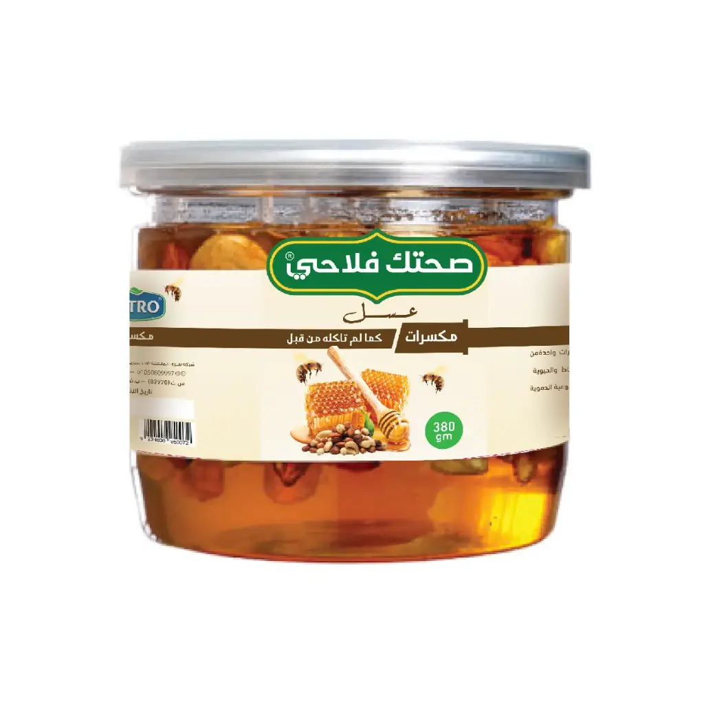 [11500300200109] عسل بالمكسرات 380 جم
